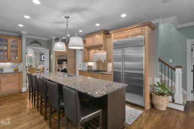 This picturesque Southern Living home has breathtaking panoramic on Heritage Golf Club in North Carolina - for sale on GolfHomes.com, golf home, golf lot