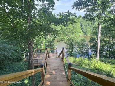 LAKEFRONT! Stately custom-built brick Colonial in sought-after on Old Bridge Golf Club in Kentucky - for sale on GolfHomes.com, golf home, golf lot