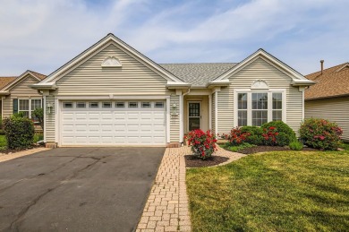 POPULAR CATIGNY MODEL w/sunroom! Large living room/dining room on Whisper Creek Golf Club in Illinois - for sale on GolfHomes.com, golf home, golf lot