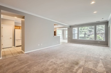 POPULAR CATIGNY MODEL w/sunroom! Large living room/dining room on Whisper Creek Golf Club in Illinois - for sale on GolfHomes.com, golf home, golf lot