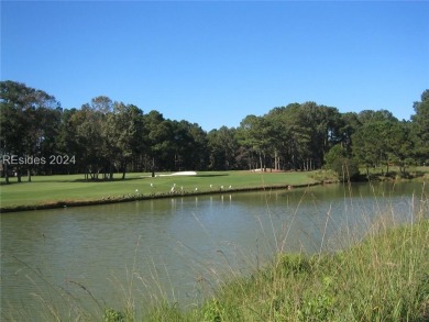 Mature magnolia and live oak trees are abundant on this .575 on Callawassie Island Club in South Carolina - for sale on GolfHomes.com, golf home, golf lot