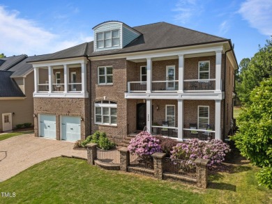 This 4 bedroom, 4 and a half-bath home offers over 170 feet of on TPC at Wakefield Plantation in North Carolina - for sale on GolfHomes.com, golf home, golf lot