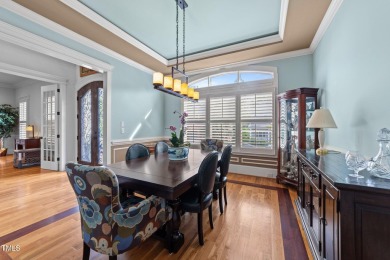 This 4 bedroom, 4 and a half-bath home offers over 170 feet of on TPC at Wakefield Plantation in North Carolina - for sale on GolfHomes.com, golf home, golf lot
