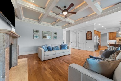 This 4 bedroom, 4 and a half-bath home offers over 170 feet of on TPC at Wakefield Plantation in North Carolina - for sale on GolfHomes.com, golf home, golf lot
