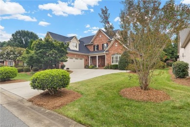 This corner lot home, built by award winning builder Alan on Oak Valley Golf Club in North Carolina - for sale on GolfHomes.com, golf home, golf lot