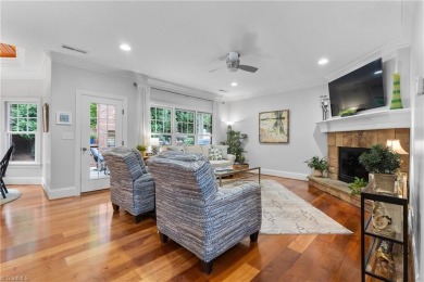 This corner lot home, built by award winning builder Alan on Oak Valley Golf Club in North Carolina - for sale on GolfHomes.com, golf home, golf lot
