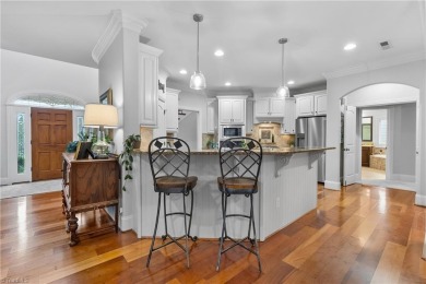 This corner lot home, built by award winning builder Alan on Oak Valley Golf Club in North Carolina - for sale on GolfHomes.com, golf home, golf lot