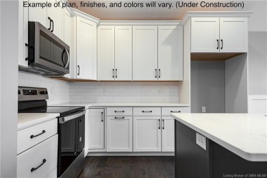 The Sawyer Plan by Discovery Builders is a top-selling on Champions Pointe Golf Course in Indiana - for sale on GolfHomes.com, golf home, golf lot