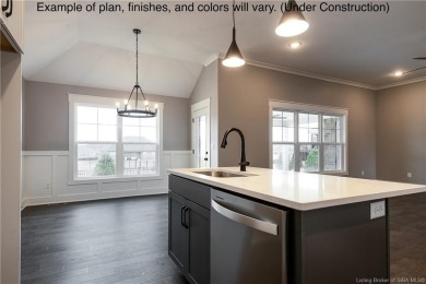 The Sawyer Plan by Discovery Builders is a top-selling on Champions Pointe Golf Course in Indiana - for sale on GolfHomes.com, golf home, golf lot