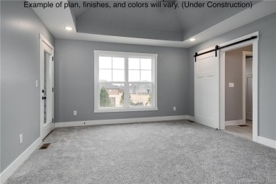 The Sawyer Plan by Discovery Builders is a top-selling on Champions Pointe Golf Course in Indiana - for sale on GolfHomes.com, golf home, golf lot