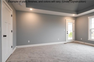 The Sawyer Plan by Discovery Builders is a top-selling on Champions Pointe Golf Course in Indiana - for sale on GolfHomes.com, golf home, golf lot