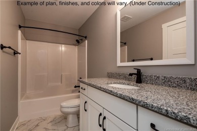 The Sawyer Plan by Discovery Builders is a top-selling on Champions Pointe Golf Course in Indiana - for sale on GolfHomes.com, golf home, golf lot