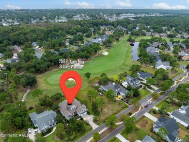 Welcome to this stunning custom-built home by Barker and Canady on Members Club At St. James Plantation in North Carolina - for sale on GolfHomes.com, golf home, golf lot