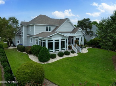 Welcome to this stunning custom-built home by Barker and Canady on Members Club At St. James Plantation in North Carolina - for sale on GolfHomes.com, golf home, golf lot