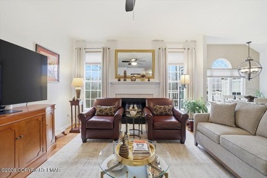 This pristine 3-bedroom, 2.5-bath townhome boasts an impressive on Country Club of the Poconos Golf Course in Pennsylvania - for sale on GolfHomes.com, golf home, golf lot