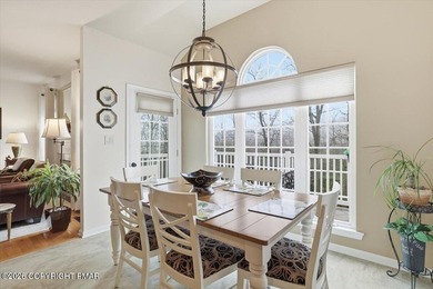 This pristine 3-bedroom, 2.5-bath townhome boasts an impressive on Country Club of the Poconos Golf Course in Pennsylvania - for sale on GolfHomes.com, golf home, golf lot