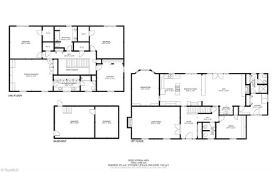 Beautiful 5 bed 3.5 bath home overlooking the golf course on Penrose Park Country Club in North Carolina - for sale on GolfHomes.com, golf home, golf lot