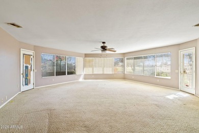 3 bed, 2 bath golf-course living with serious upside. Set right on Union Hills Country Club in Arizona - for sale on GolfHomes.com, golf home, golf lot