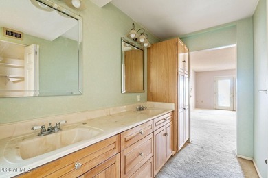 3 bed, 2 bath golf-course living with serious upside. Set right on Union Hills Country Club in Arizona - for sale on GolfHomes.com, golf home, golf lot