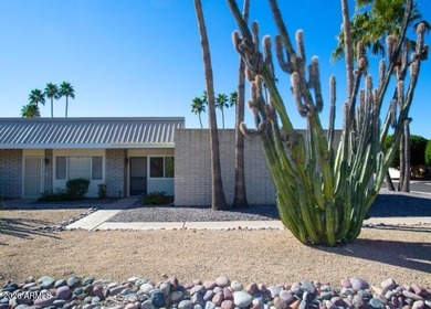 Welcome home to this charming CORNER LOT 2B/1BA townhome in the on Apache Wells Country Club in Arizona - for sale on GolfHomes.com, golf home, golf lot