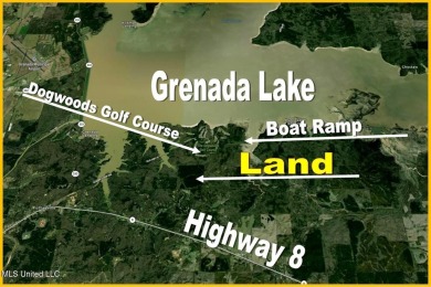 Grenada Lake Area 5.467 Ac. Located 1 mile from The Dogwoods on The Dogwoods Golf Course At Hugh White State Park in Mississippi - for sale on GolfHomes.com, golf home, golf lot