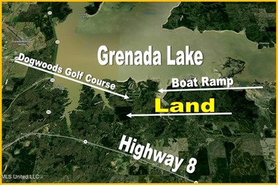 Grenada Lake Area 4.026 Ac. Located 1 mile from The Dogwoods on The Dogwoods Golf Course At Hugh White State Park in Mississippi - for sale on GolfHomes.com, golf home, golf lot