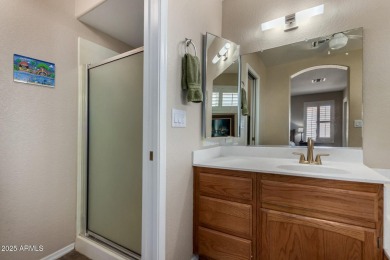 Charming 2-bedroom, 2-bath home in the sought-after 55+ on Sunland Springs Golf Course  in Arizona - for sale on GolfHomes.com, golf home, golf lot