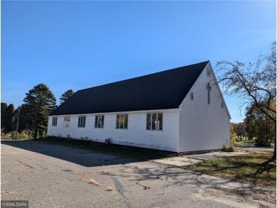 Formerly used as a church, this empty commercial zoned building on Long Prairie Country Club in Minnesota - for sale on GolfHomes.com, golf home, golf lot