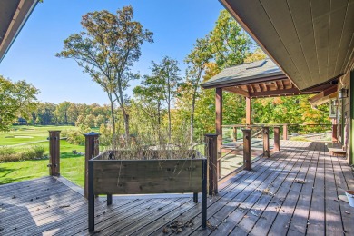 You will love this sprawling hillside ranch with a walk out on Prestwick Country Club in Illinois - for sale on GolfHomes.com, golf home, golf lot