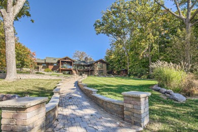 You will love this sprawling hillside ranch with a walk out on Prestwick Country Club in Illinois - for sale on GolfHomes.com, golf home, golf lot