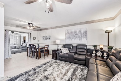 Welcome to this charming ''Sunlit Haven'' a 2BR/1 full bath/3/4 on PalmBrook Country Club in Arizona - for sale on GolfHomes.com, golf home, golf lot