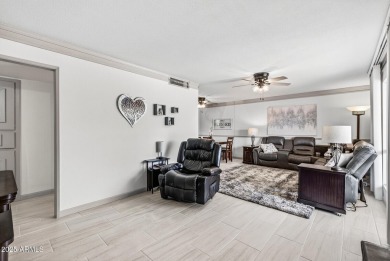 Welcome to this charming ''Sunlit Haven'' a 2BR/1 full bath/3/4 on PalmBrook Country Club in Arizona - for sale on GolfHomes.com, golf home, golf lot