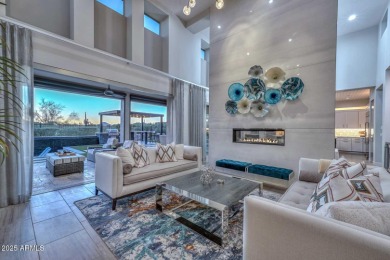 Former Toll Brothers model home nestled on the 12th hole of on Blackstone Country Club in Arizona - for sale on GolfHomes.com, golf home, golf lot