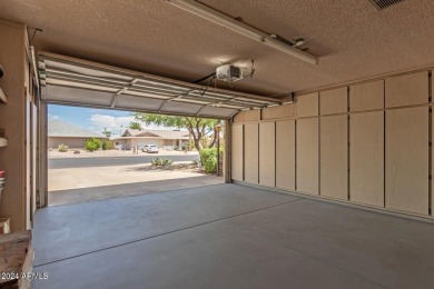 Discover the charm of this inviting 2-bedroom, 2-bath Sun City on Pebblebrook Golf Course in Arizona - for sale on GolfHomes.com, golf home, golf lot