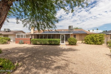 Discover the charm of this inviting 2-bedroom, 2-bath Sun City on Pebblebrook Golf Course in Arizona - for sale on GolfHomes.com, golf home, golf lot