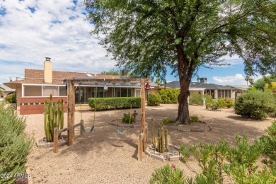 Discover the charm of this inviting 2-bedroom, 2-bath Sun City on Pebblebrook Golf Course in Arizona - for sale on GolfHomes.com, golf home, golf lot