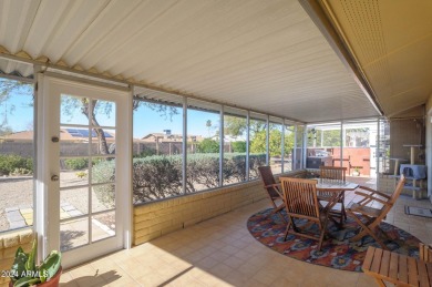 Discover the charm of this inviting 2-bedroom, 2-bath Sun City on Pebblebrook Golf Course in Arizona - for sale on GolfHomes.com, golf home, golf lot