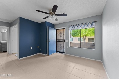 This charming 1-bed, 1-bath home is the perfect retreat for on Sun Village Golf Course in Arizona - for sale on GolfHomes.com, golf home, golf lot