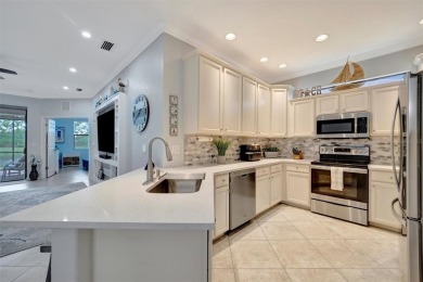 This stunning two-bedroom villa, decorated in soft colors coming on River Strand Golf and Country Club At Heritage Harbour  in Florida - for sale on GolfHomes.com, golf home, golf lot