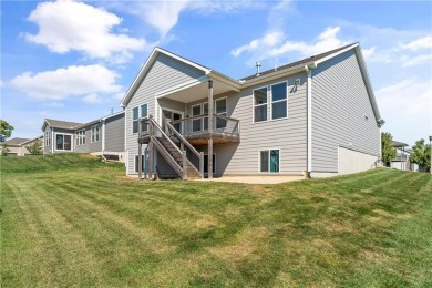 Welcome home to this stunning Reverse 1.5 Story in the coveted on Prairie Highlands Golf Course in Kansas - for sale on GolfHomes.com, golf home, golf lot