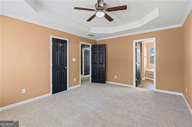 Welcome to this beautifully 4-bedroom, 2.5-bath home offering 1 on Sugar Creek Golf Course in Georgia - for sale on GolfHomes.com, golf home, golf lot