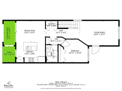 Immaculate and cozy 3 bedroom & 3 Full Bathroom, 1423 sqft on Emerald Dunes Golf Club in Florida - for sale on GolfHomes.com, golf home, golf lot