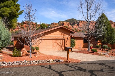Nestled in a tranquil enclave in the Village of Oak Creek, this on Oakcreek Country Club in Arizona - for sale on GolfHomes.com, golf home, golf lot