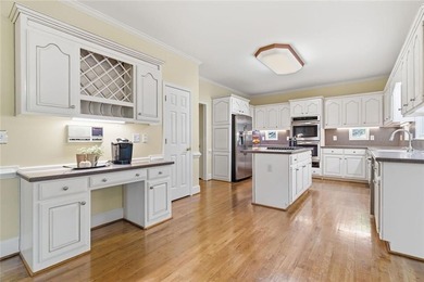 Welcoming 2026 with a price adjstment! Stunning custom built by on Brookstone Golf and Country Club in Georgia - for sale on GolfHomes.com, golf home, golf lot