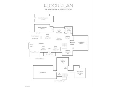 This custom brick home (built 2010) set along the 7th fairway of on Fords Colony Country Club in Virginia - for sale on GolfHomes.com, golf home, golf lot