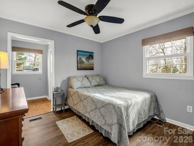 BIG VIEWS from this recently updated three-bedroom, two full on Rumbling Bald Resort on Lake Lure in North Carolina - for sale on GolfHomes.com, golf home, golf lot