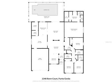 DEEP CREEK! Updated 4-bedroom, 3-bath, oversized 2-car garage on Deep Creek Golf Club in Florida - for sale on GolfHomes.com, golf home, golf lot