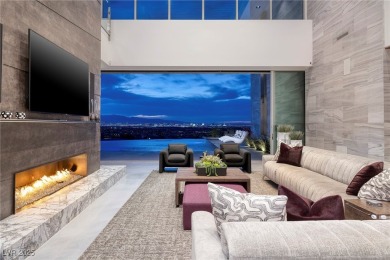Modern Smart Resort-Style Custom. Elevated Double Fairway Bluff on Dragon Ridge Country Club in Nevada - for sale on GolfHomes.com, golf home, golf lot