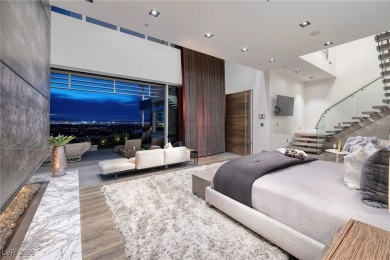 Modern Smart Resort-Style Custom. Elevated Double Fairway Bluff on Dragon Ridge Country Club in Nevada - for sale on GolfHomes.com, golf home, golf lot