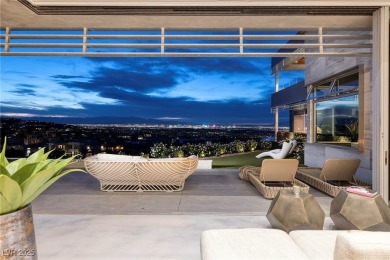Modern Smart Resort-Style Custom. Elevated Double Fairway Bluff on Dragon Ridge Country Club in Nevada - for sale on GolfHomes.com, golf home, golf lot